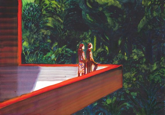 Lorenzo Mattotti | Guardando il Bosco III, 2025 | Philippe Labaune Gallery