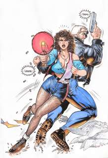 Rafa Fonteriz - Dibujo Original de Rafa Fonteriz. Portada revista El Víbora