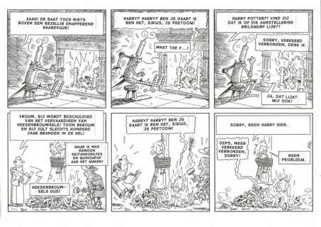 De Decker, Frodo | De Decker, Frodo - Originele, halve pagina - De Ridder - Harry Potter | Catawiki