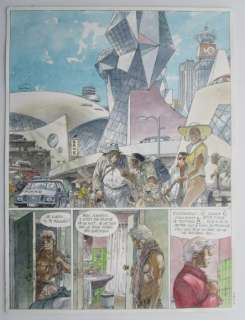 Hermann, Huppen | Hermann - Originele pagina in kleur (p.2) - Jeremiah 33 - De grote loebas en het blondje - (2014) | Catawiki