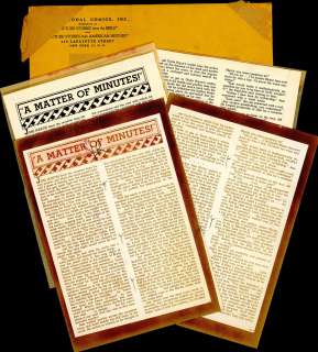 A MATTER OF MINUTES!, WAR AGAINST CRIME #4, 5 Pc. Collection (Winter 1948) | Russ Cochran