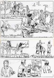 Vandersteen (Studios) | Bessy, planche n°25 Ã  l’encre de Chine et au… | Millon