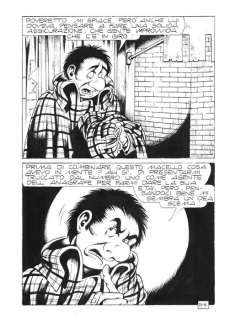 Paolo Piffarerio | Alan Ford n. 89 - Paolo Piffarerio 2x Tavole Originali "Il Benefattore" - Page volante - Exemplaire unique - (1976) | Catawiki