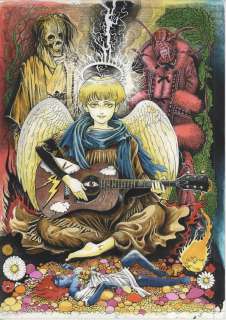 Michiru Noroi Hand-drawn Color Manuscript " Kawaisou na Sensei " | Mandarake (Big Web)