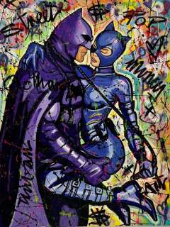 Alberto Ricardo | Batman, Catwoman - Original artwork - Love - Size: 100 x 130 cm. (2022) | Catawiki
