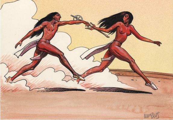 Jean Giraud (Moebius) | Le Relais | Philippe Labaune Gallery