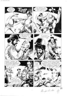 Alessandro Piccinelli | Tex n. 611 - Alessandro Piccinelli 2x Tavole Originali "I Trappers di Yellowstone" Title Page - Page volante - Exemplaire unique - (2014) | Catawiki