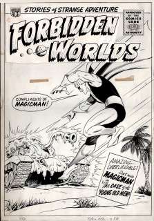 Kurt Schaffenberger - forbidden worlds #127 cover (large art) 1965