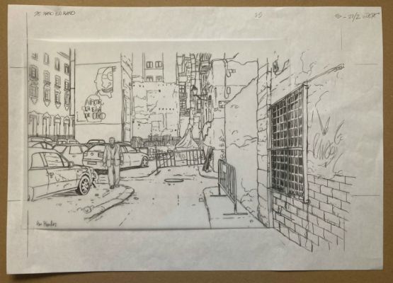 Ana Miralles | Dibujo Original Ana Miralles, De Mano en Mano | Yojimbo Cómics