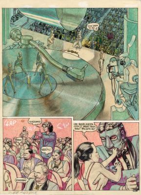 Tanino Liberatore - Planche originale 39 de Ranxerox 1. Ranxerox à New-York