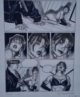 G. Casotto | G. CASOTTO - Tavola originale the Strip Tease - Page volante - Exemplaire unique - (1998) | Catawiki