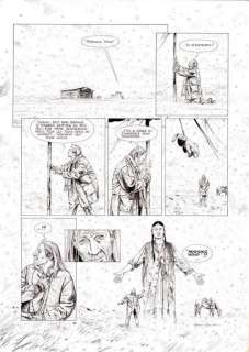 Marc-Renier. Planche originale Black Hills | BDEnchères