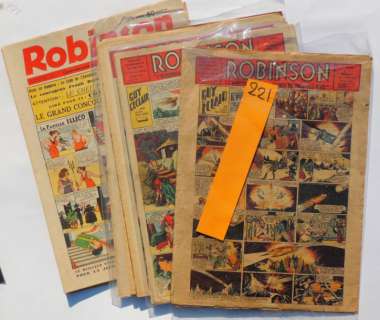 ROBINSON. Très belle série des n°1 Ã  216. Soit la totalité de cet illustré | Tessier Sarrou