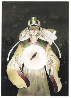 Megumi Shirai Riko Hand-Drawn Color Illustration | Mandarake (Big Web)