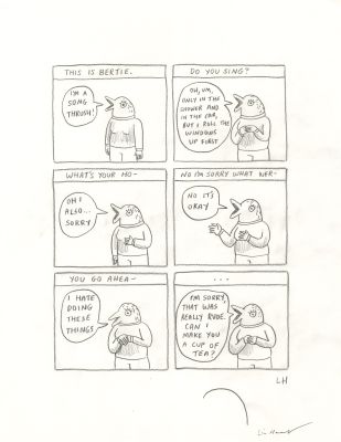 Lisa Hanawalt | Introducing Bertie - Hot Dog Taste Test - page 65 | Huberty Breyne Gallery