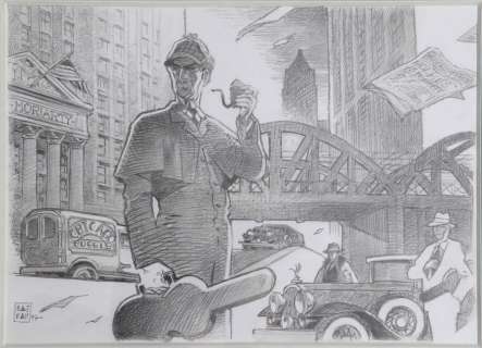 Bajram - Illustration Ã  la mine de plomb réalisée pour u…