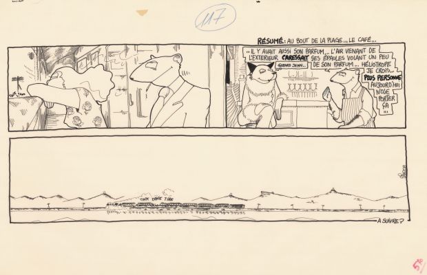 Régis Franc | 1989 - Le café de la plage | Huberty Breyne Gallery