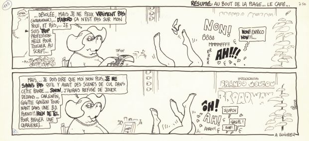 Régis Franc | 1989 - Le café de la plage | Huberty Breyne Gallery