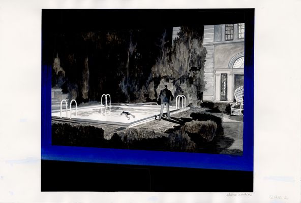 Elene Usdin | Detroit Roma – Planche originale « Sunset Boulevard » | Galerie Barbier