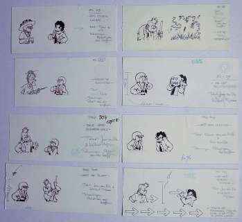 Kroft, Robert Van Der | Kroft, Robert van der - 8x Originele tekening - Sjors & Sjimmie grappen - (1979/1981) | Catawiki