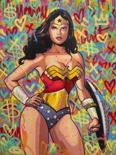 Alberto Ricardo | Wonder Woman - Artwork - Dimensiones: 130x100 cm - (2022) | Catawiki
