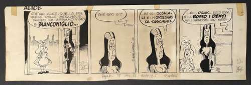 Daniele Fagarazzi | Zio Boris - Fagarazzi e Castelli - striscia originale #200 per Corriere dei Ragazzi - Anni ’70 - Page volante - Exemplaire unique | Catawiki