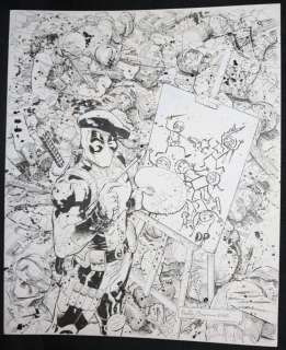 Reilly Brown - Deadpool 25th anniversary cover - la - 2016 signed