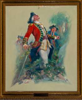 Yohn - THE DEATH OF LORD HOWE, Painting, THE TICONDEROGA SERIES, Signed | Russ Cochran