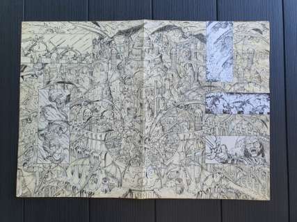 Iko | Iko - Double-planche originale - Ténèbres T5 - Créatures - (2018) | Catawiki