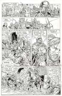 Swolfs | Légende, planche originale à l’encre de chine. | Septimus