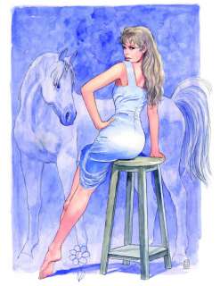 Milo Manara | BB #11 Encre de Chine et aquarelle sur papier Fabriano 350 | Millon