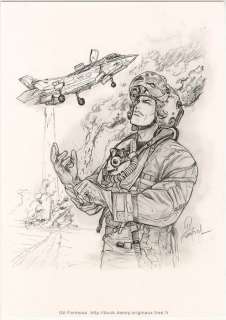 Gil Formosa | Formosa, Gil - Dessin original - Page de titre Buck Danny T57 - Opération Vektor - (2018) | Catawiki