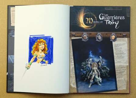 Dany | Les Guerrières de Troy T1 - Yquem le Généreux + 4x ex-libris signé + dédicace - C - TL - (2010) | Catawiki