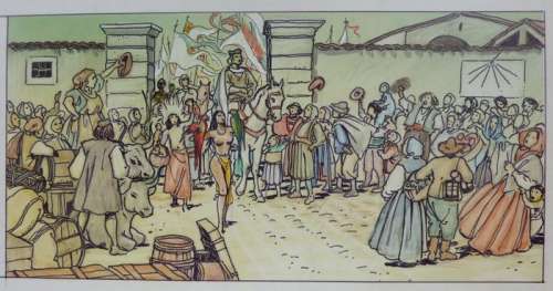 Milo Manara | Milo Manara Original artwork "Columbusâ€ NO RP - (1992) | Catawiki