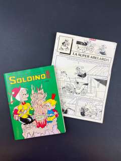 Tiberio Colantuoni | Tiberio Colantuoni 9x Tavole Originali "La Super Nonna Abelarda" + Albo a Stampa - (1980) | Catawiki