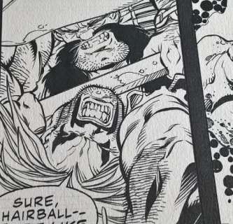 Lobo Vol 2 #14 Page #18. Lobo vs El Bastardé. | Unreal Books