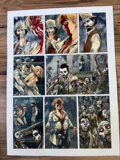 Meddour, Fabrice | Meddour, Fabrice - Planche originale couleur - Après l’Enfer - (2021) | Catawiki