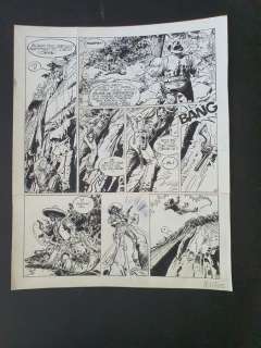 Rouge, Michel | Rouge, Michel - Planche originale - Comanche T11 - Les Fauves - (1990) | Catawiki