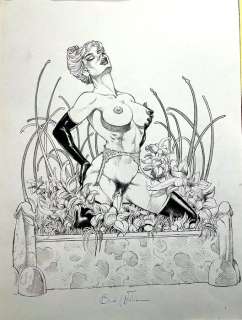 William Bondi | Pin Up - W. Bondi - original illustration â€œAngyâ€ - Page volante - Exemplaire unique | Catawiki