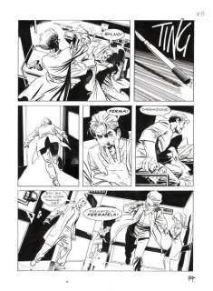 Roberto de Angelis - | Roberto De Angelis - 3x Tavola Originale - Nathan Never n. 211 "Il mostro nell’ombra" - (2008) | Catawiki