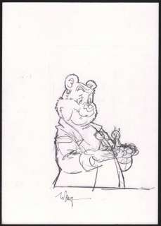 Wil Raymakers / Marten Toonder Studio | Bommel en Tom Poes - Originele potloodstudie op board voor de cover van ’ De Splijtmijt ’ - (2010/2011) | Catawiki