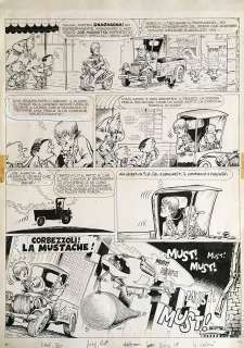 Bonvi - Original page for Milo Marat published on Il Corriere dei Ragazzi 1974. Cm. 35x50. Ink. Mint