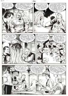 Maurizio Dotti - | Maurizio Dotti - 4x Tavola Originale - Tex n. 696 "L’ombra del maestro" - (2018) | Catawiki