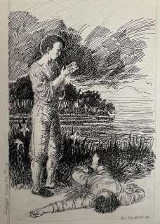 Inger Edelfeldt - The Lord of the Rings - J.R.R.Tolkien - Inger Edelfeldt - Sméagol takes the ring (1979)