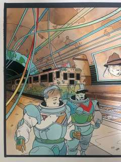 Somon, Pascal | Somon, Pascal - Dessin original couleur - Science-Fiction - (1985) | Catawiki