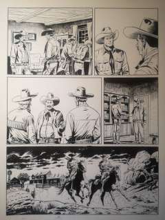 Giuseppe Candita | Giuseppe Candita - tavola originale per Tex pubblicata piÃ¹ illustrazione originale inedita | Catawiki