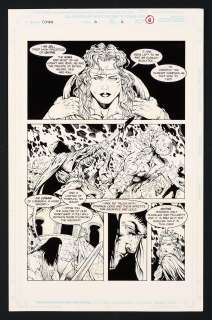 Doug Wheatley, John Floyd - Original Art from Conan #6 (1996) Page 6 Pencils by Doug Wheatley, Inks by John Floyd
