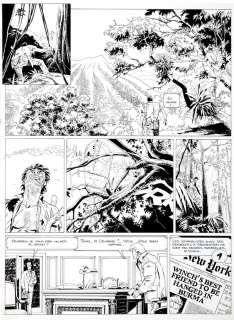 Francq | Largo Winch, planche n°22 Ã  l’encre de Chine… | Millon