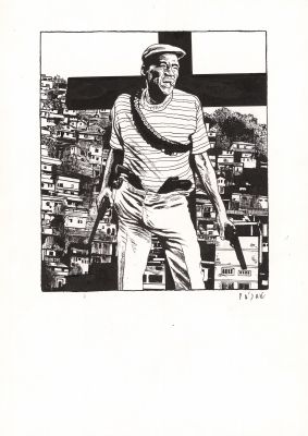 Frédéric Pajak | Sans titre, 31 - Encre de Chine, plume et pinceau sur papier | Huberty Breyne Gallery