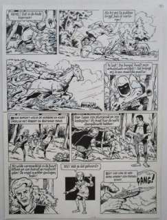 Willy Vandersteen | Vandersteen, Willy - Originele pagina (p.10) Robert en Bertrand 18 - De rode kaproen - (1977) | Catawiki